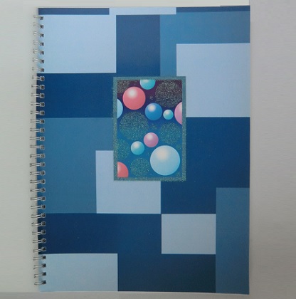 spiraalblok blauw