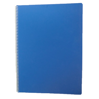 Spiraalblok blauw