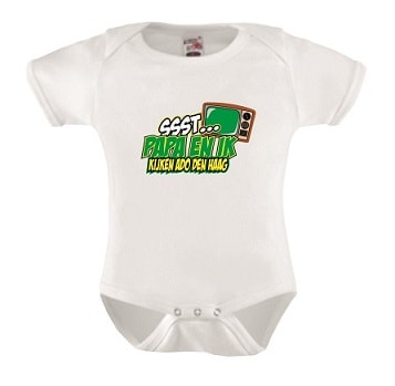Baby romper Den Haag (met eigen naam)