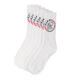 Ajax sportsokken wit