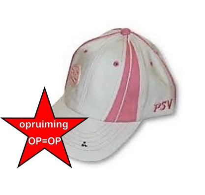 PSV cap roze/wit                    www.fanmarkt.nl