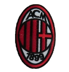 AC Milaan embleem            www.fanmarkt.nl