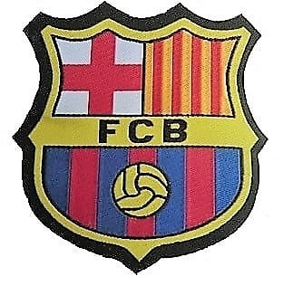 Barcelona embleem                          www.fanmarkt.nl