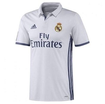 Kudde gemakkelijk te kwetsen Contour Real Madrid thuis shirt en broek