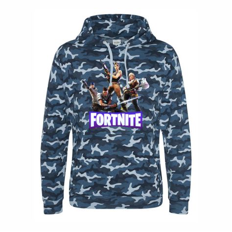 Fortnite Camo Hooded Sweater