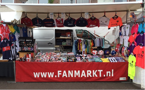 Fanmarkt kraam