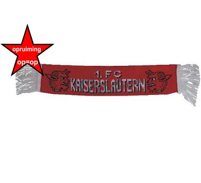 Kaiserslautern mini sjaal               www.fanmarkt.nl