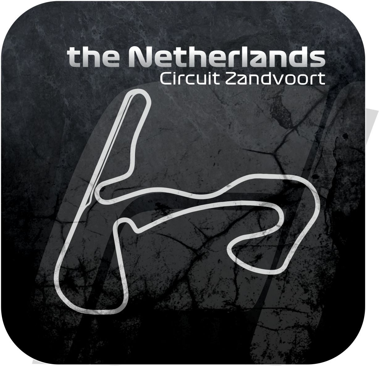 Formule 1 circuit onderzetter