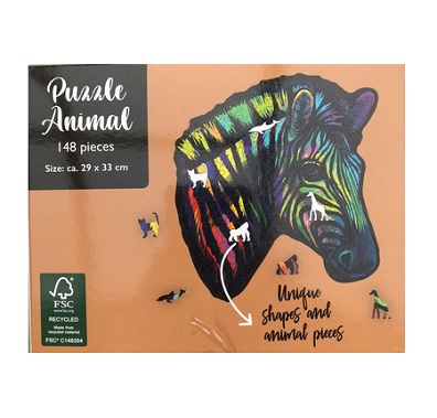 Puzzle Annimal  zebra