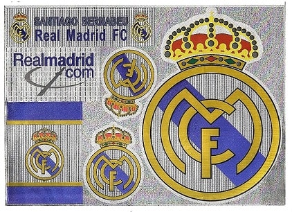 Real Madrid stickervel        www.fanmarkt.nl