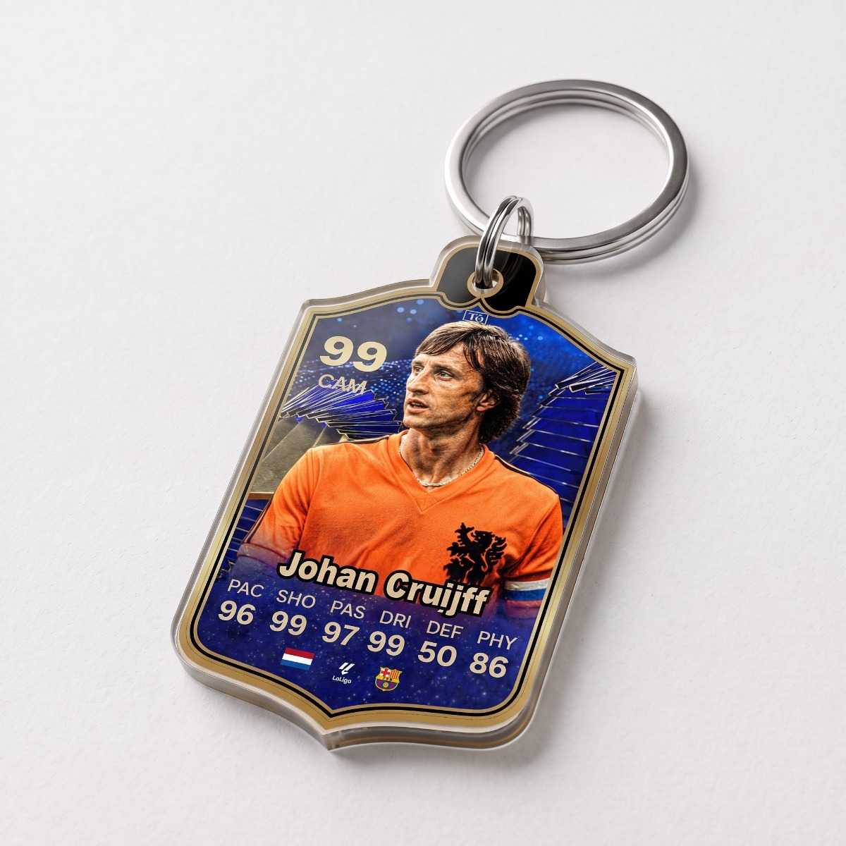 Johan cruijff sleutelhanger