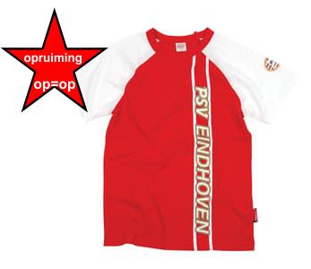 PSV t-shirt                              www.fanmarkt.nl