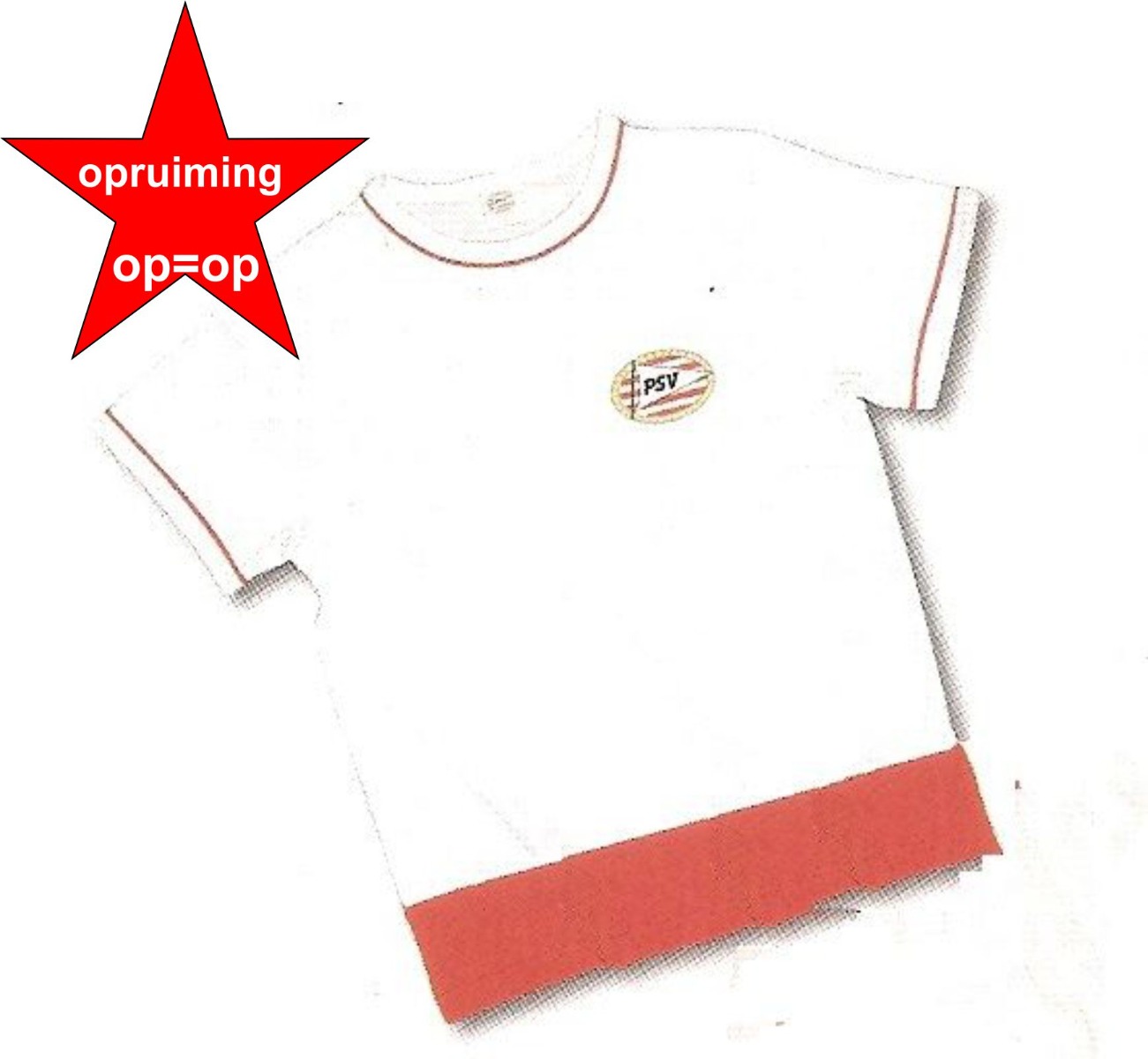 PSV t-shirt wit