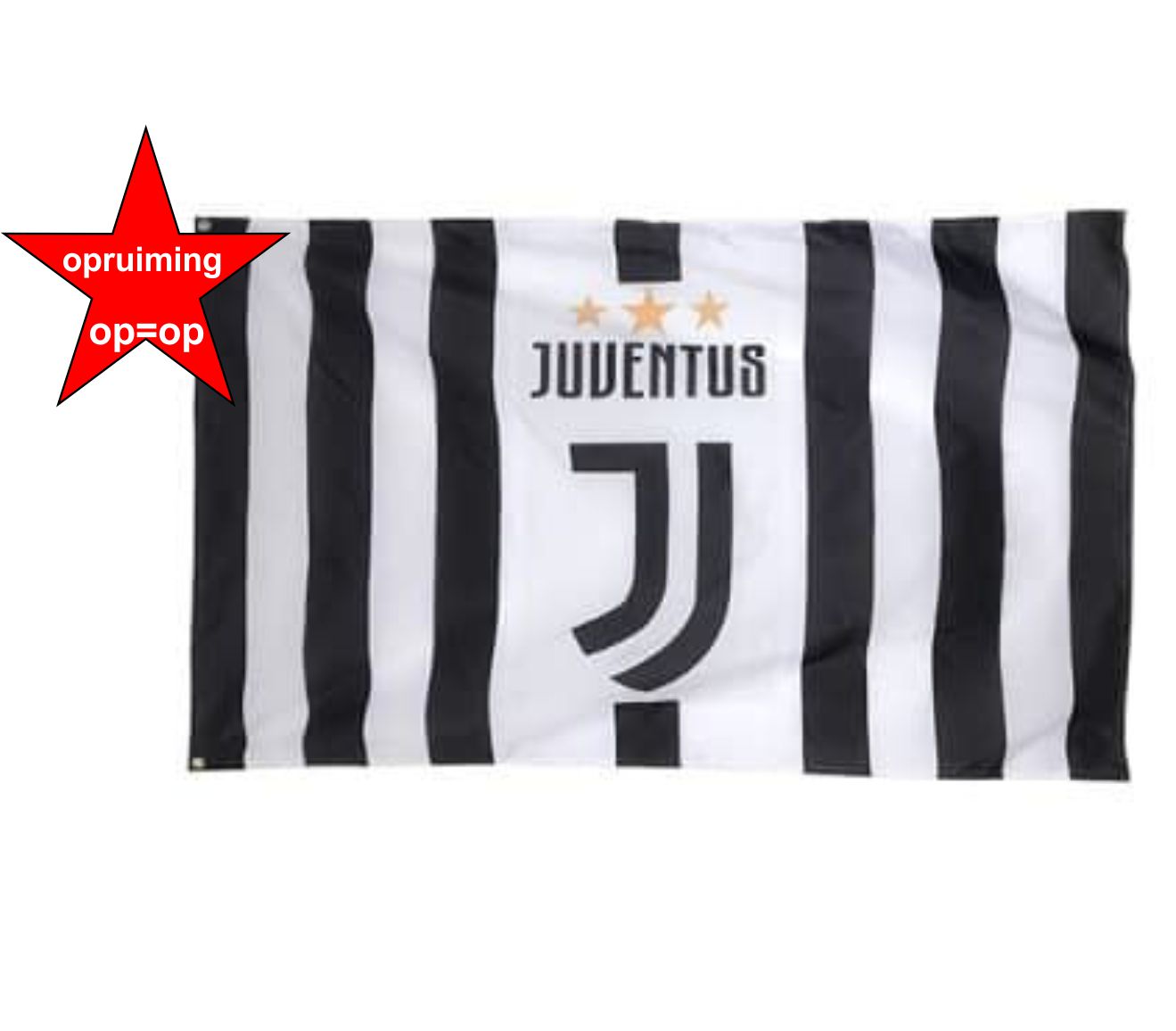 Juventus vlag                           www.fanmarkt.nl